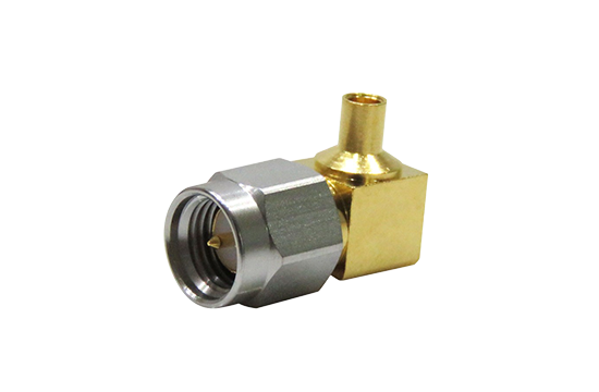 SMA R/A PLUG CONNECTOR SOLDER FOR .086/.085 SEMI RIGID CABLE