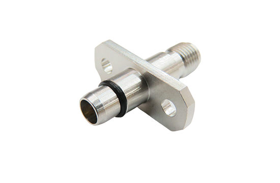 BMA ST. PLUG TO SMA JACK 2 HOLE FLANGE ADAPTER