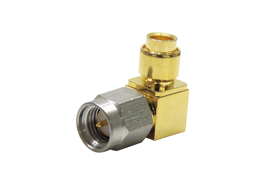 SMA R/A PLUG CONNECTOR SOLDER FOR .141 SEMI RIGID CABLE