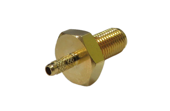 SMA ST. JACK CONNECTOR BULKHEAD CRIMP FOR RD-316 CABLE
