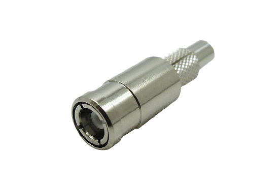 SMB ST. PLUG CONNECTOR CRIMP FOR 2.5D- HQSUPER CABLE