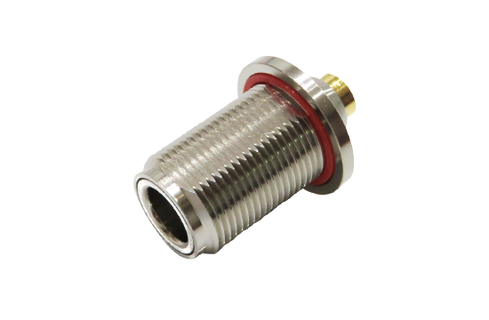 N ST. JACK CONNECTOR REAR MOUNT SOLDER FOR .141 SEMI RIGID CABLE