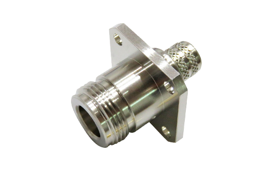 N ST. JACK CONNECTOR 4 HOLE FLANGE MOUNT FOR RG-8/RG-213/LMR-400/5D-2V CABLE