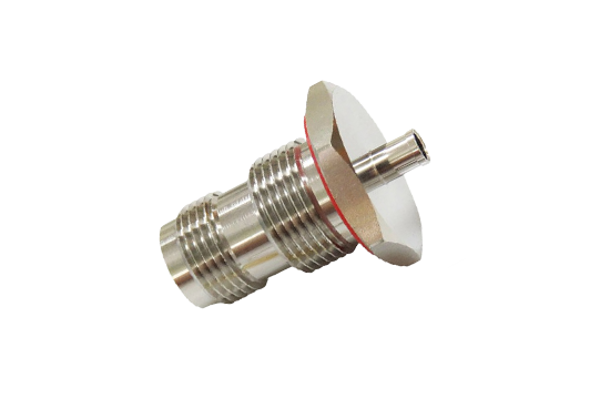 RPTNC ST. JACK CONNECTOR BULKHEAD CRIMP FOR RG-316 CABLE
