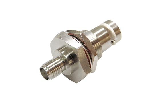 BNC ST. JACK BULKHEAD TO SMA JACK ADAPTER