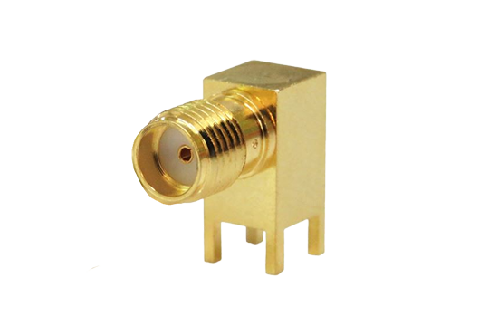 SMA ST. JACK TO U.FL PLUG PCB THRU HOLE  MOUNT ADAPTOR
