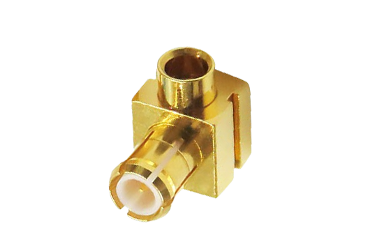 MCX R/A PLUG CONNECTOR SOLDER FOR  .085/.086 SEMI RIGID CABLE