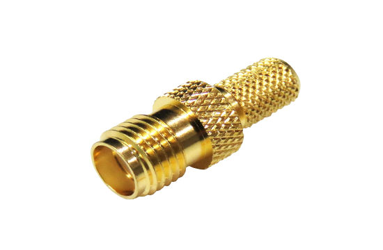 RPSMA ST. JACK CONNECTOR BULKHEAD CRIMP FOR RG-58/LMR-195/3D-2V CABLE