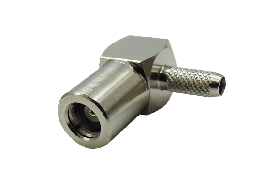 SMB R/A PLUG CONNECTOR CRIMP FOR 1.5D- HQSUPER CABLE