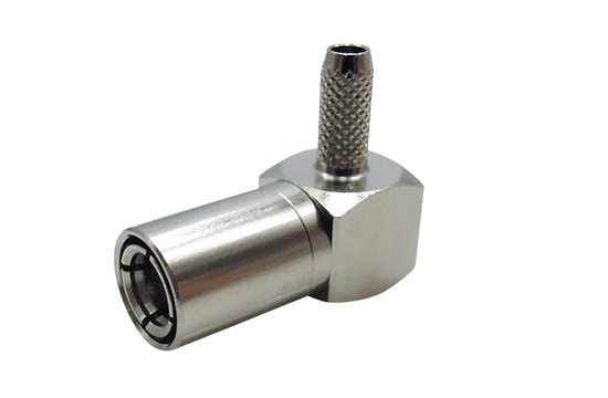SMB R/A PLUG CONNECTOR CRIMP FOR 1.5C-2V CABLE