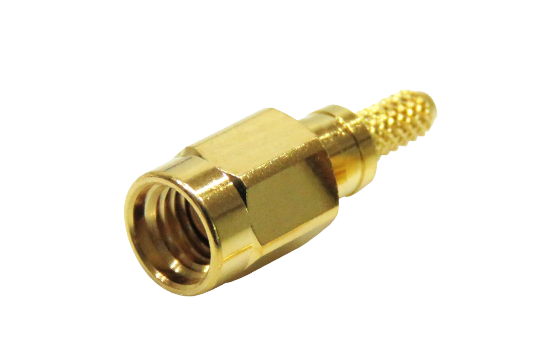 SSMA ST. PLUG CONNECTOR CRIMP FOR RG- 316 CABLE