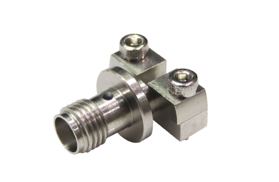 SMA ST. JACK CONNECTOR PCB EDGE LAUNCH FOR SOLDER-LESS PCB COMPRESSION