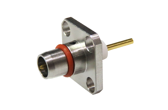 BMA ST. PLUG CONNECTOR 4 HOLE FLANGE MOUNT FOR Ø.050 POST CONTACT