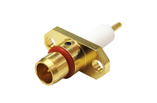 BMA ST. PLUG CONNECTOR 2 HOLE FLANGE MOUNT FOR Ø.050 POST CONTACT