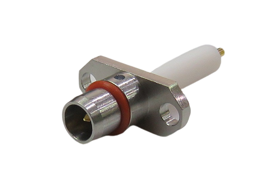 BMA ST. PLUG CONNECTOR 2 HOLE FLANGE MOUNT FOR Ø.050 POST CONTACT