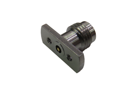 2.4mm ST. JACK CONNECTOR 2 HOLE FLANGE MOUNT FOR SOLDERLESS PCB COMPRESSION(STRIPLINE)