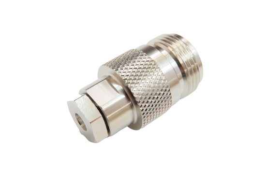 N ST. JACK CONNECTOR CLAMP FOR .141 SEMI RIGID CABLE