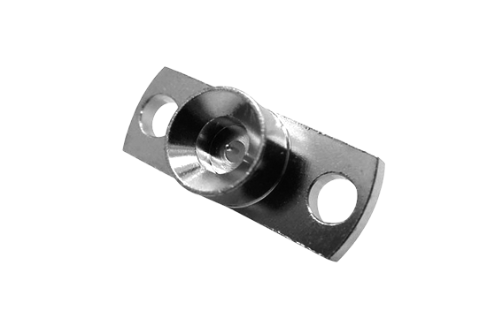 SMP ST. PLUG CONNECTOR FULL DETENT 2 HOLE FLANGE MOUNT FOR ∅.030 EXPOSED TEFLON