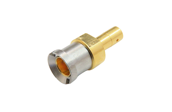 SMP ST. PLUG CONNECTOR CATCHER'S MITT SOLDER FOR .086/.085 SEMI RIGID CABLE 