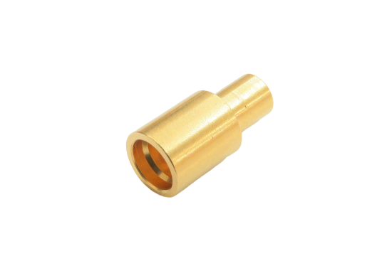 SMP ST. PLUG CONNECTOR SOLDER SMOOTH BORE FOR .086/.085 SEMI RIGID CABLE 