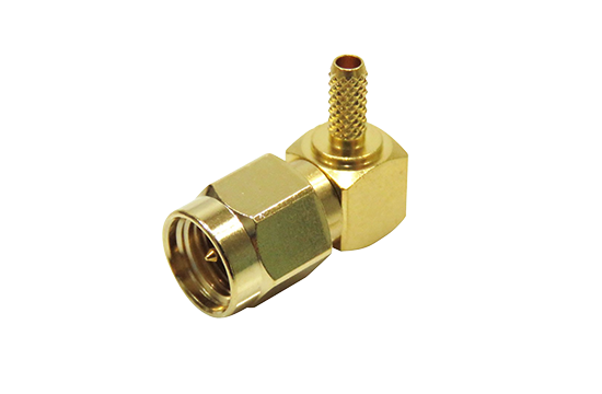 SMA R/A PLUG CONNECTOR CRIMP FOR RG-316/RG-174/RG-188/LMR-100/1.5D-2V CABLE
