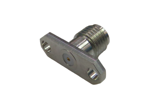 SMA ST. JACK CONNECTOR 2 HOLE FLANGE MOUNT FOR ACCEPTS  Ø.018 PIN