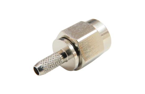 SMA ST. PLUG CONNECTOR CRIMP FOR RG- 316/RG-174/RG-188/LMR-100/1.5D-2V CABLE