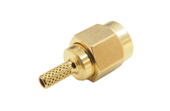 SMA ST. PLUG CONNECTOR CRIMP FOR RG-316/RG-174/RG-188/LMR-100/1.5D-2V CABLE