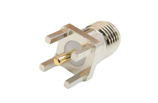SMA ST. JACK CONNECTOR PCB THRU HOLE MOUNT FOR ø.050  POST CONTACT
