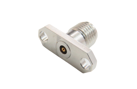 2.92mm ST. JACK FIELD REPLACEABLE FLANGE 2 HOLE(ACCEPTS ∅.020 PIN)