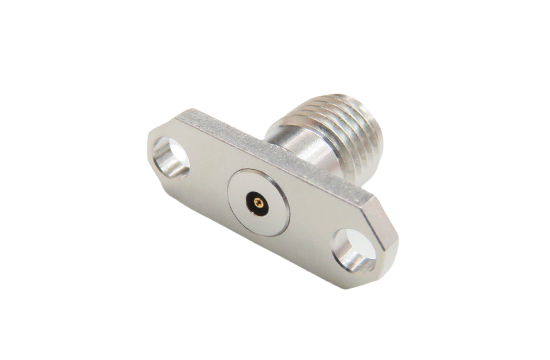 2.92mm ST. JACK CONNECTOR FIELD REPLACEABLE FLANGE 2 HOLE(ACCEPTS ∅.012 PIN)