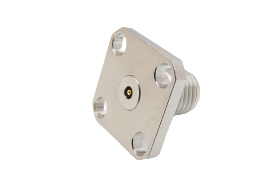 2.92mm ST. JACK CONNECTOR FIELD REPLACEABLE FLANGE 4 HOLE(ACCEPTS ∅.012 PIN)