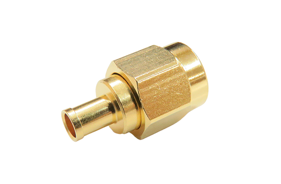 SMA ST. PLUG CONNECTOR CRIMP FOR 1.32mm CABLE