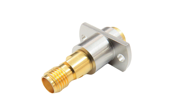 BMA ST. JACK PANEL 2-HOLE FLANGE TO SMA JACK ADAPTER