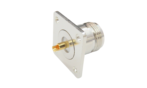N ST. JACK CONNECTOR 4 HOLE FLANGE MOUNT FOR SOLDER POT CONTACT