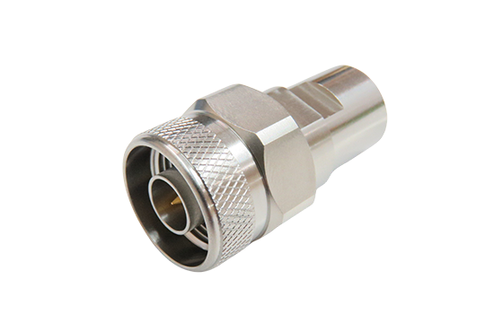 N ST. PLUG CONNECTOR CLAMP FOR 18GHz CABLE WITH ARMOR AND BRAIDED
