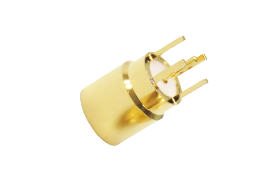 MCX母頭直式PCB EDGE MOUNT連接器適用Ø.022 POST CONTACT