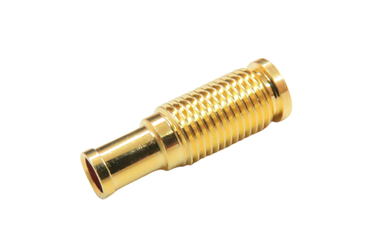 MCX ST. JACK CONNECTOR BULKHEAD CRIMP FOR 1.13mm CABLE