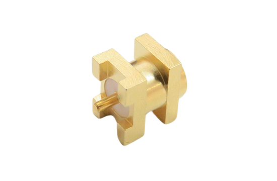 MMCX ST. JACK CONNECTOR PCB EDGE MOUNT FOR ø.028 POST CONTACT
