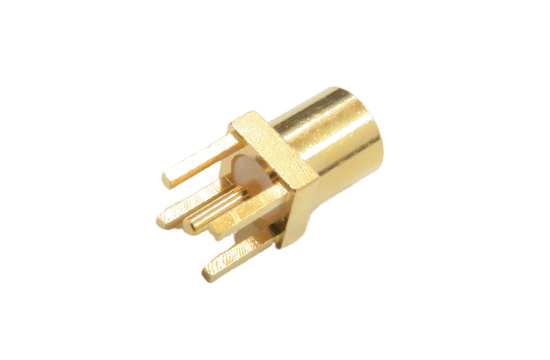 MMCX ST. JACK CONNECTOR PCB THRU HOLE MOUNT FOR ø.028 POST CONTACT