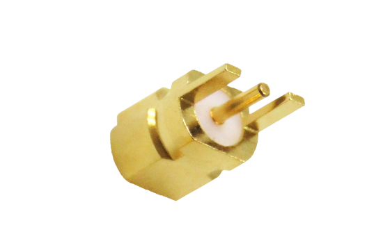 MMCX ST. JACK CONNECTOR PCB EDGE MOUNT FOR ø.028 POST CONTACT