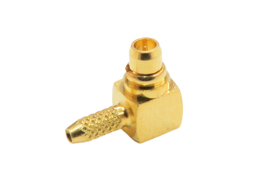 MMCX R/A PLUG CONNECTOR CRIMP FOR RG- 178/RG-196/0.8D-2V CABLE