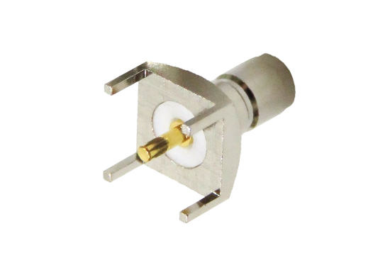 SMB ST. JACK CONNECTOR PCB THRU HOLE MOUNT FOR ø .040  POST CONTACT