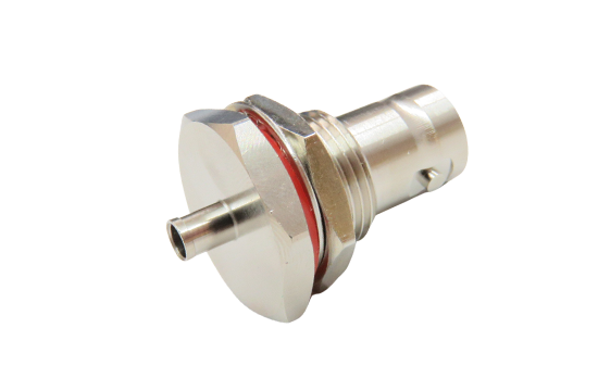 BNC ST. JACK CONNECTOR BULKHEAD CRIMP FOR RG-316 CABLE