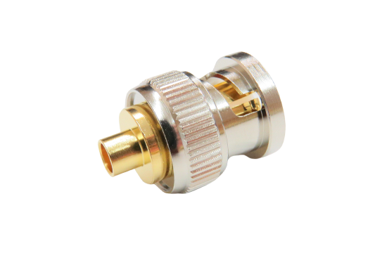 BNC ST. PLUG CONNECTOR SOLDER FOR .141 SEMI RIGID CABLE