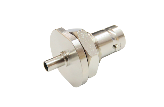 BNC ST JACK CONNECTOR BULKHEAD CRIMP FOR 1.47mm CABLE