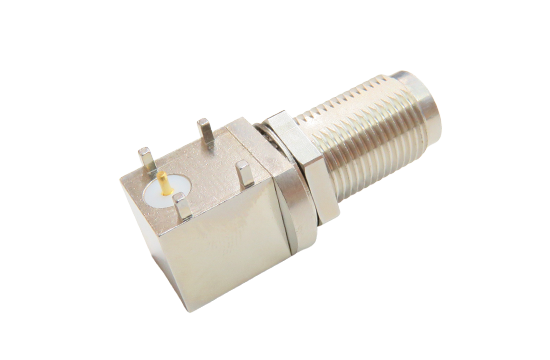 TNC母頭直角式BULKHEAD連接器適用ø.039 POST CONTACT