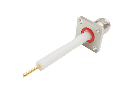 TNC ST. JACK CONNECTOR 4 HOLE FLANGE MOUNT