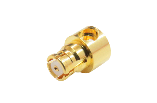 SMP R/A JACK CONNECTOR SOLDER FOR .086/.085 SEMI-RIGID CABLE 