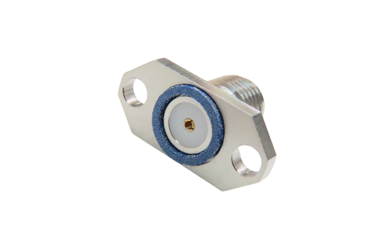 SMA ST. JACK CONNECTOR FIELD REPLACEABLE 2 HOLE FLANGE (ACCEPTS Ø.036 PIN)
